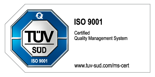 ISO 9001 TÜV certificate